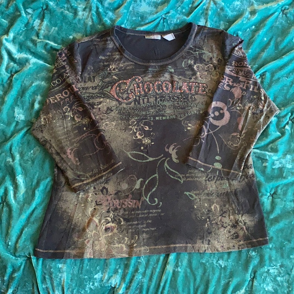 Long Sleeve Chocolate Shirt